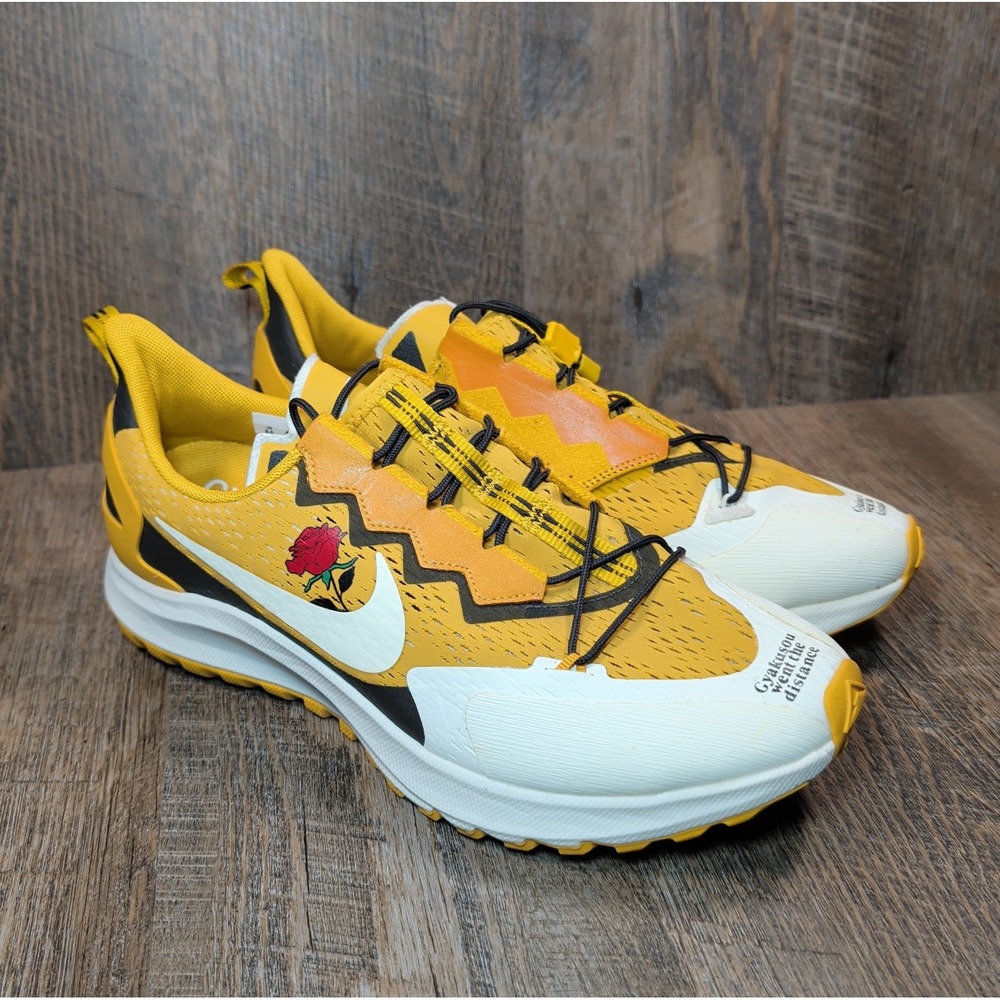 Nike X Gyakusou Zoom Pegasus 36 Trail Men Size 9.5 Mineral Yellow CD0383-700